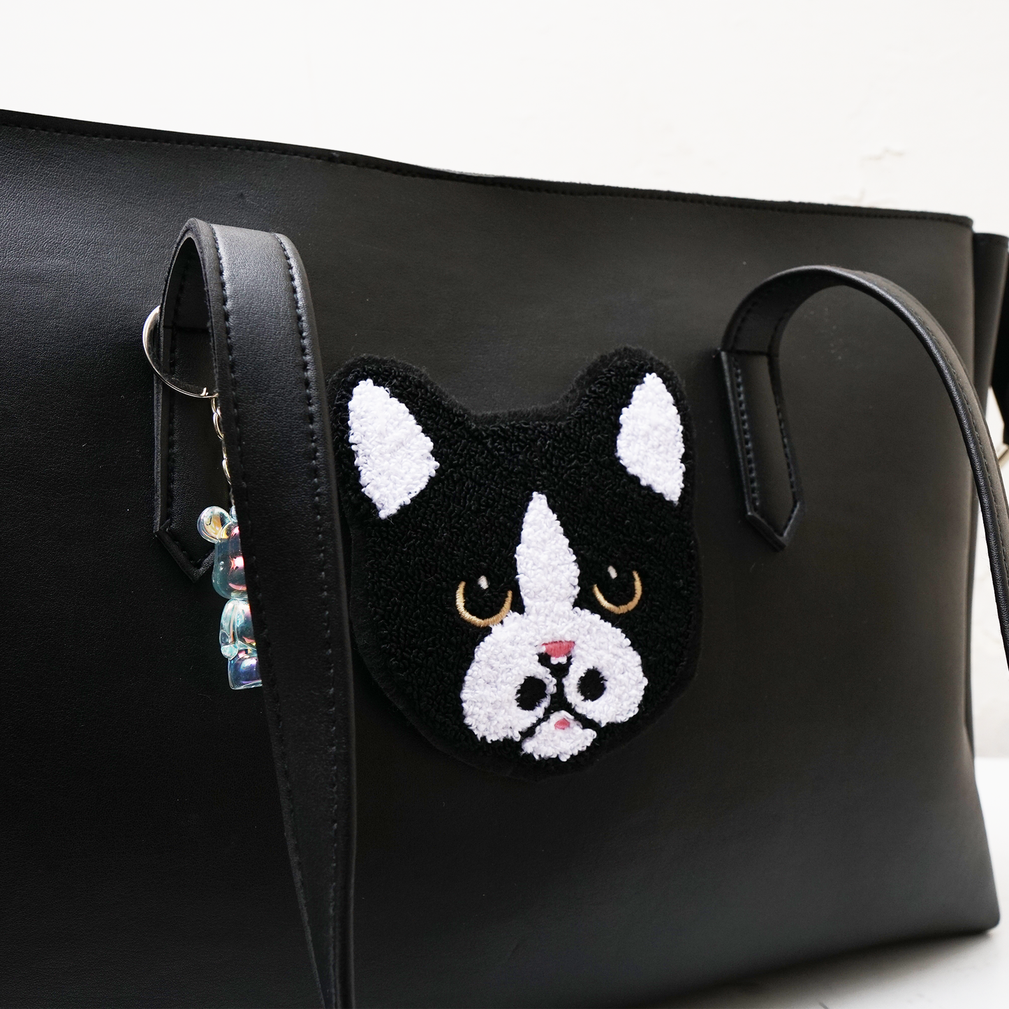 Modish Carry | Pawfect Black Tote – Stylish Handbag for Women & Mums