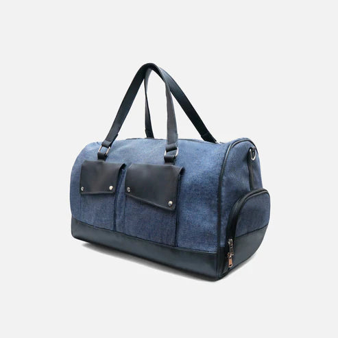 Modish Carry | Denim Duffle Bag – Compact & Trendy Bag for Men & Women