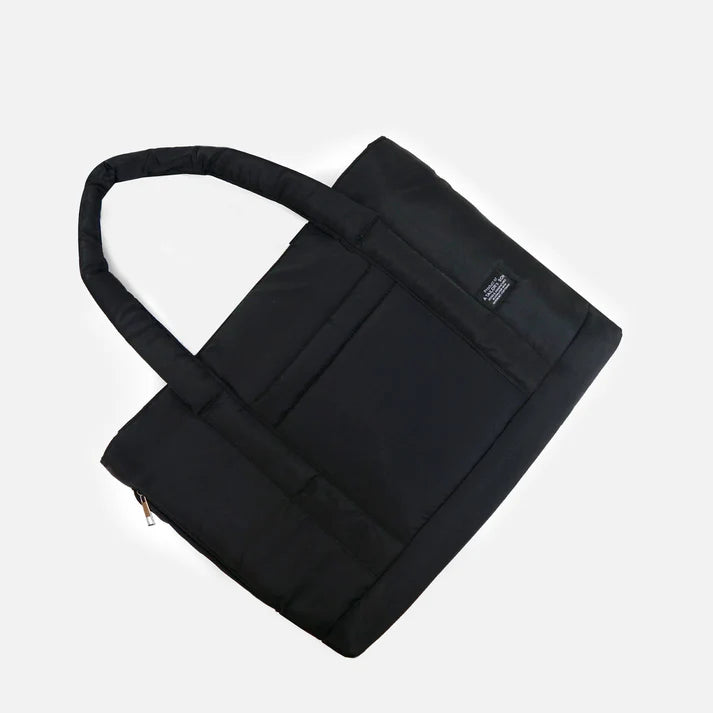 Turkish Rose puffy tote bag