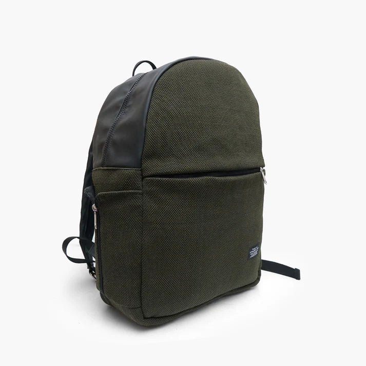 Olive textured backpack