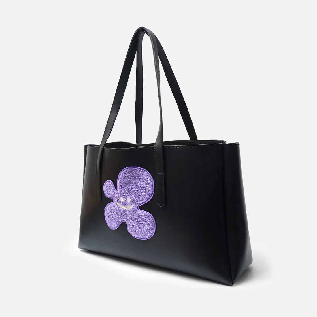 Modish Carry | Lilac Black Tote – Stylish Handbag for Women & Mums