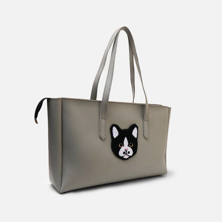 Choco Meow greyTote