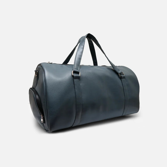 Modish Carry | Steel Blue Duffle Bag – Compact & Trendy Bag for All Adventures