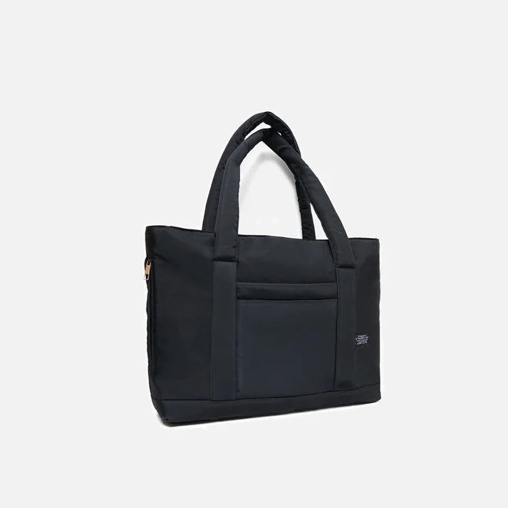 Turkish Rose puffy tote bag