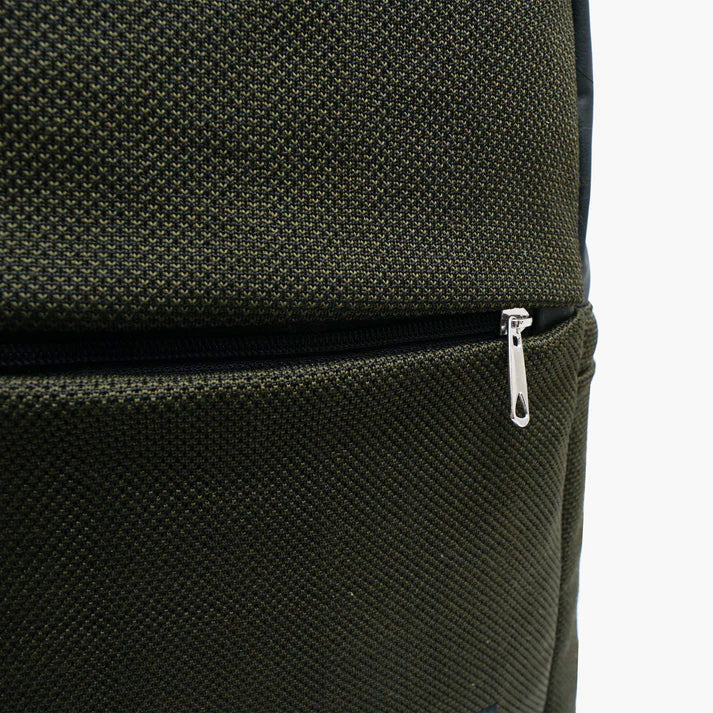 Olive textured backpack