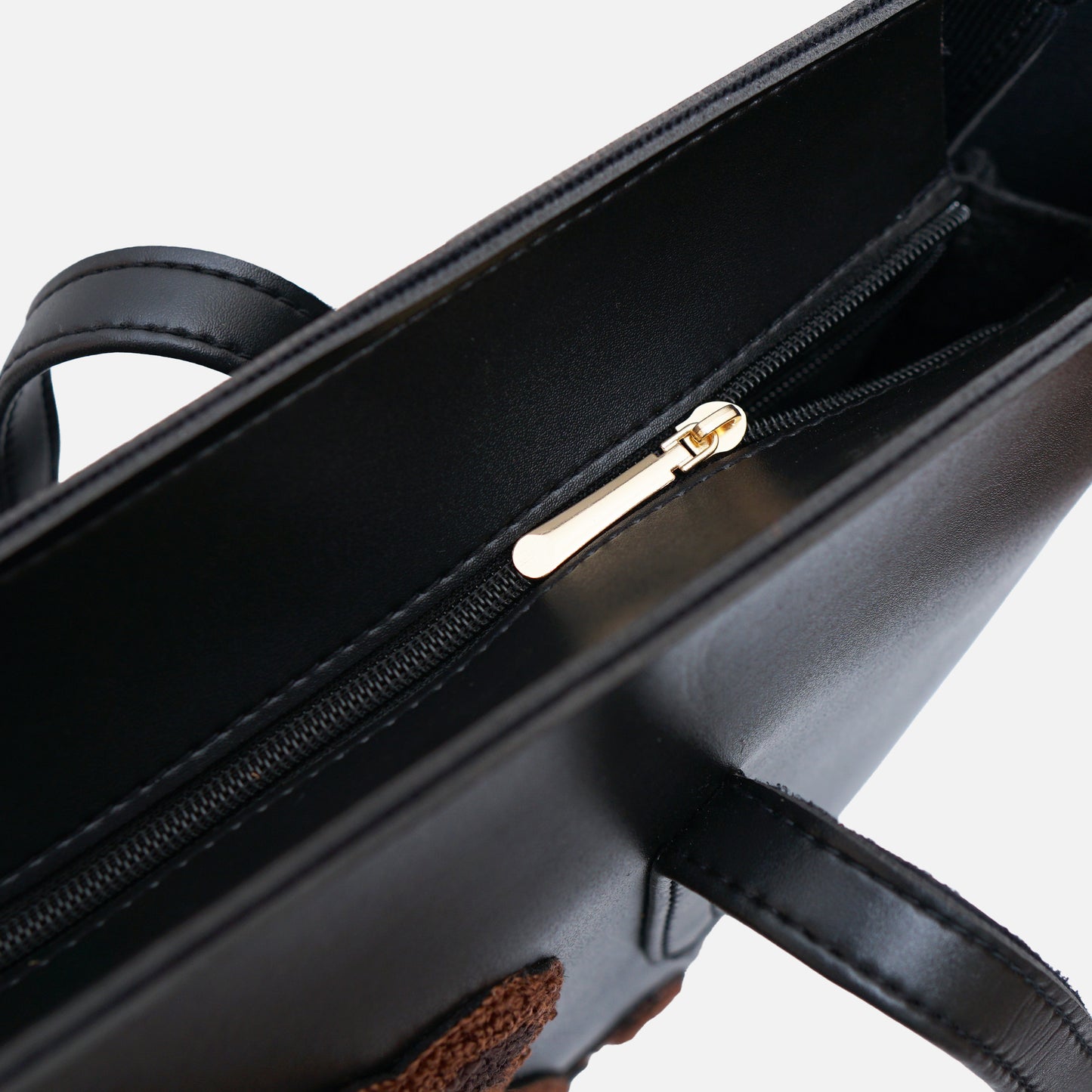 Modish Carry | Black Teddy Handbag – Cozy Style for Women & Mums