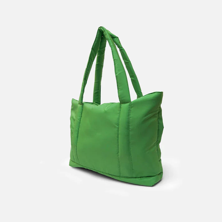 Turkish Rose puffy tote bag