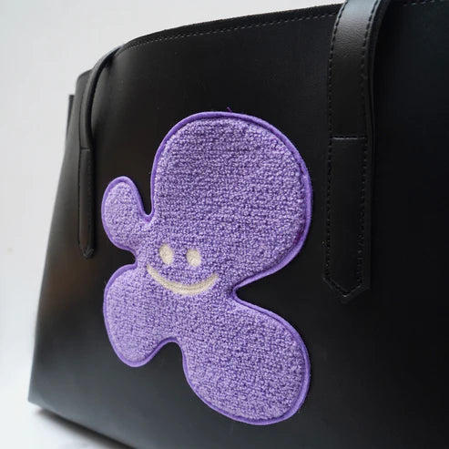 Modish Carry | Lilac Black Tote – Stylish Handbag for Women & Mums