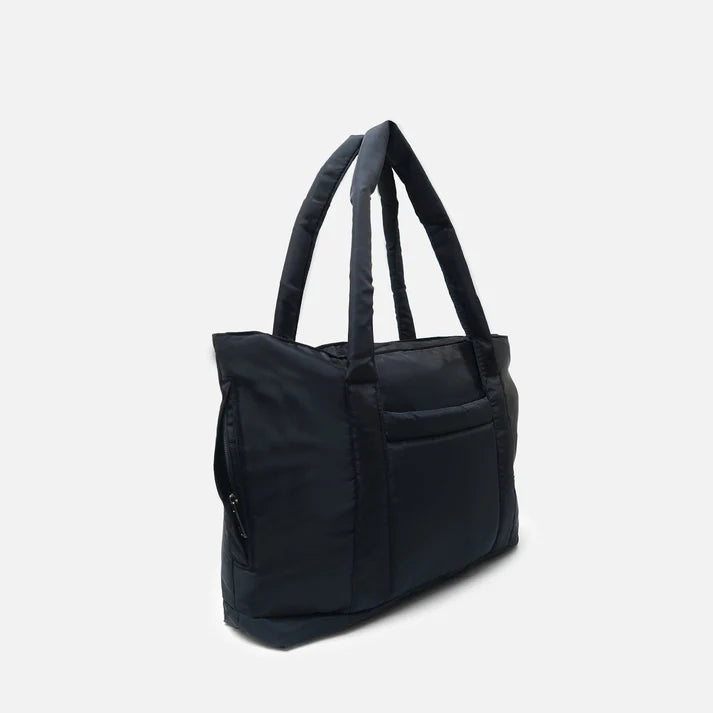 Turkish Rose puffy tote bag