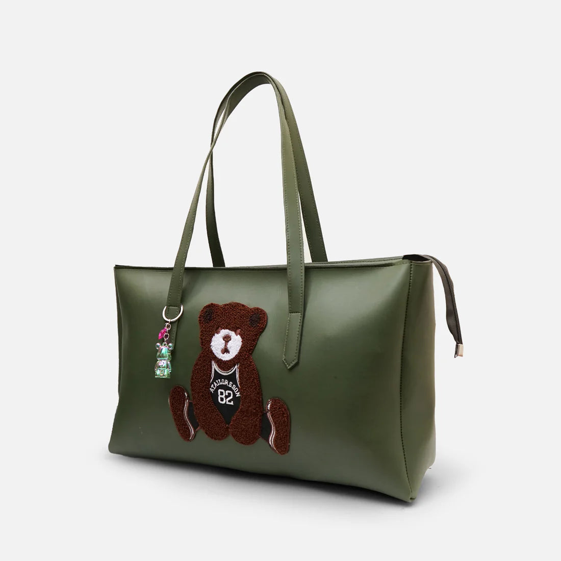Modish Carry | Moss Green Tote Bag – Stylish Handbag for Women & Mums