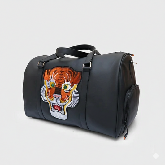 Modish Carry | Black Lion Duffle Bag – Grab Your Stylish Travel Bag Today!