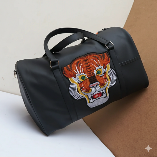 Modish Carry | Black Lion Duffle Bag – Grab Your Stylish Travel Bag Today!