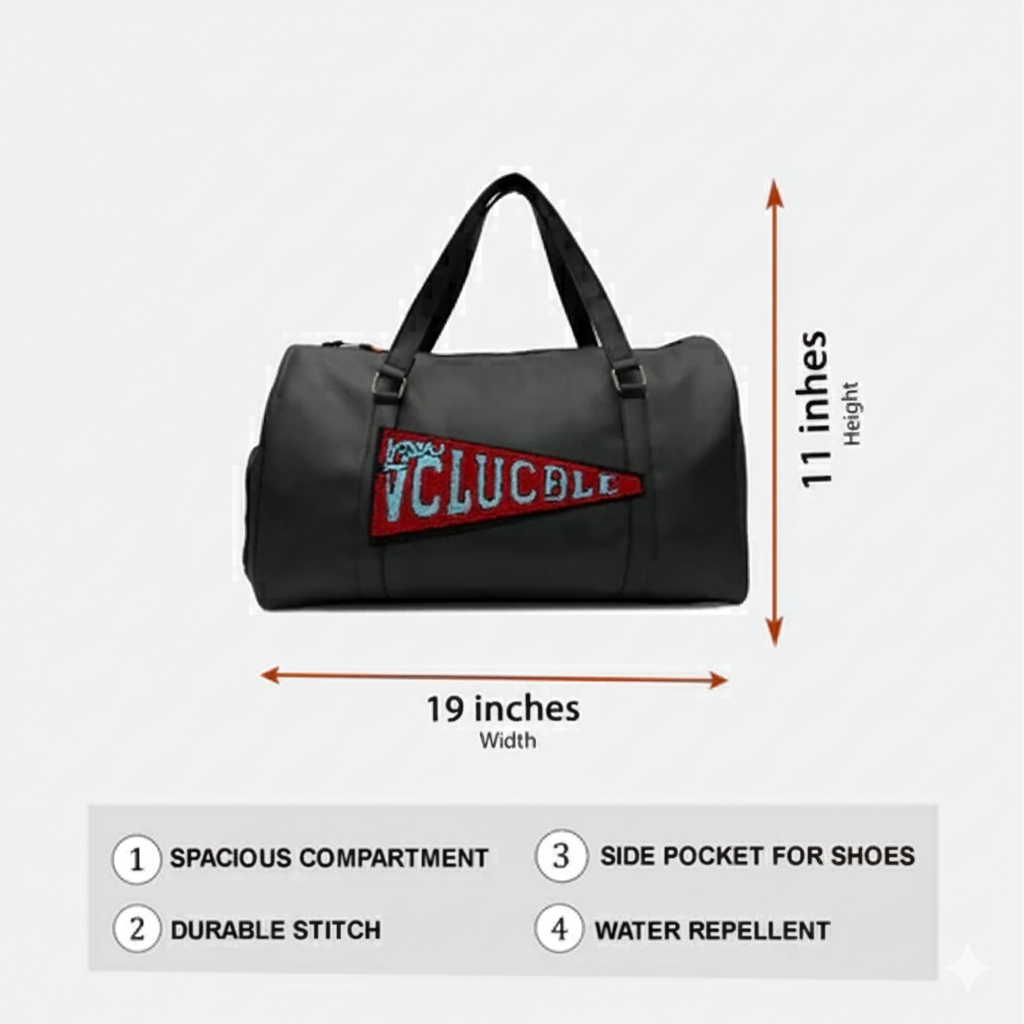 Modish Carry | VCLUCBLE Duffle Bag – Stylish Travel Bag for Men & Women