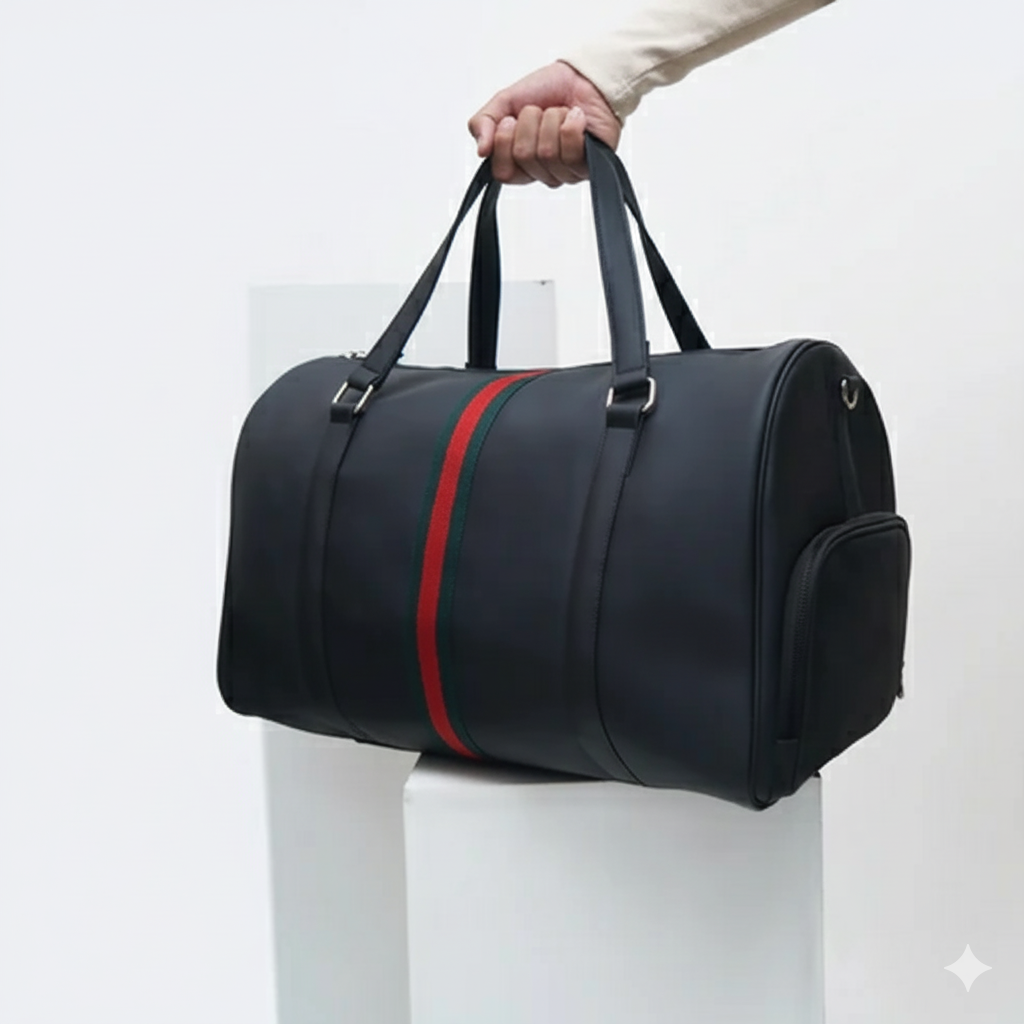 Modish Carry | GG Stripe Duffle Bag – Perfect Gym & Travel Bag for All