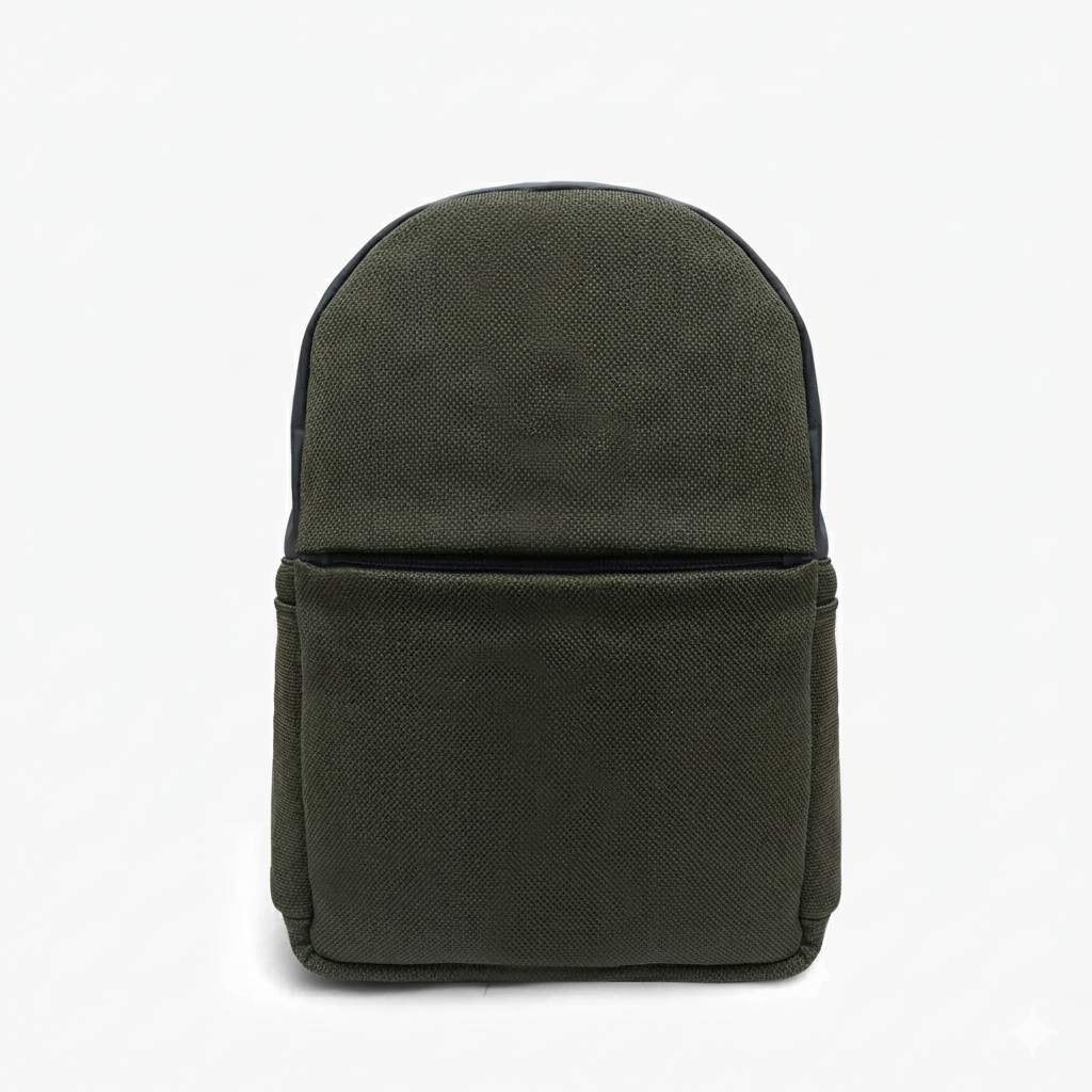 Modish Carry | Olive Textured Backpack – Stylish Everyday Bag