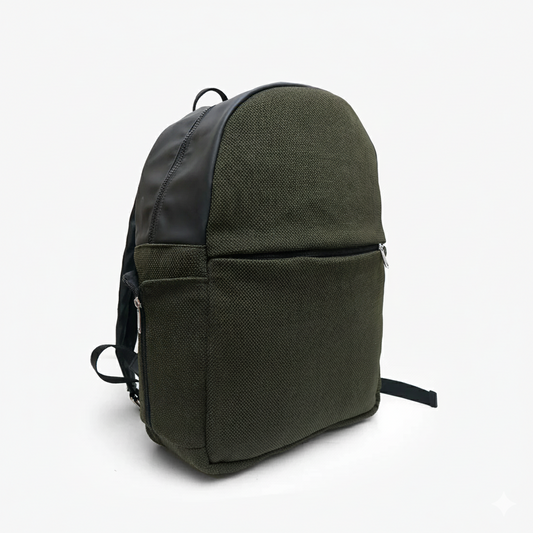 Modish Carry | Olive Textured Backpack – Stylish Everyday Bag