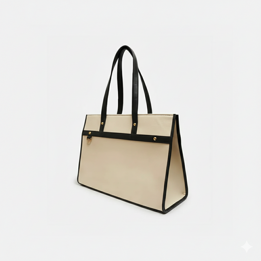 Modish Carry | Neutral Tote Bag – Stylish Handbag for Women & Mums