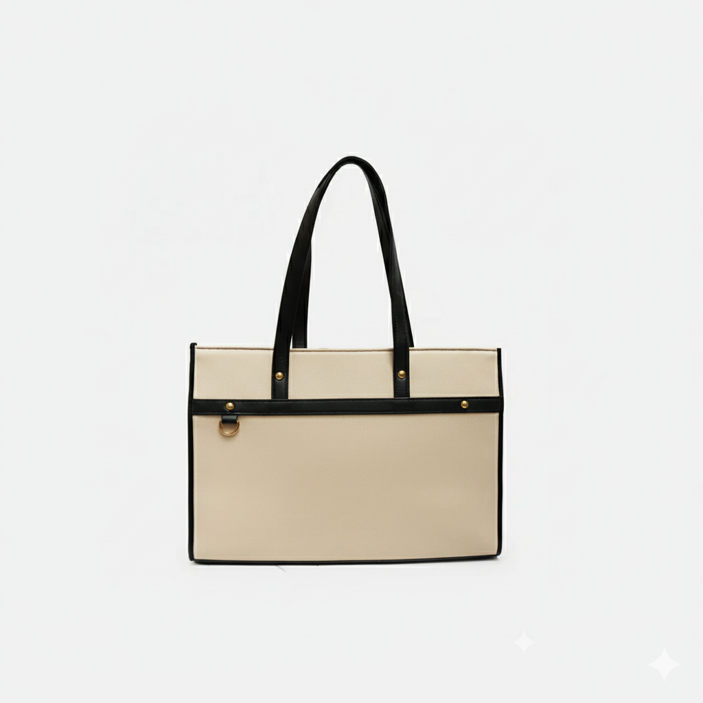 Modish Carry | Neutral Tote Bag – Stylish Handbag for Women & Mums