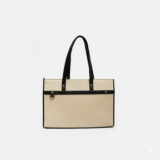 Modish Carry | Neutral Tote Bag – Stylish Handbag for Women & Mums