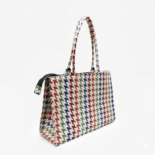 Modish Carry | Pattern Play Tote – Stylish Handbag for Women & Mums