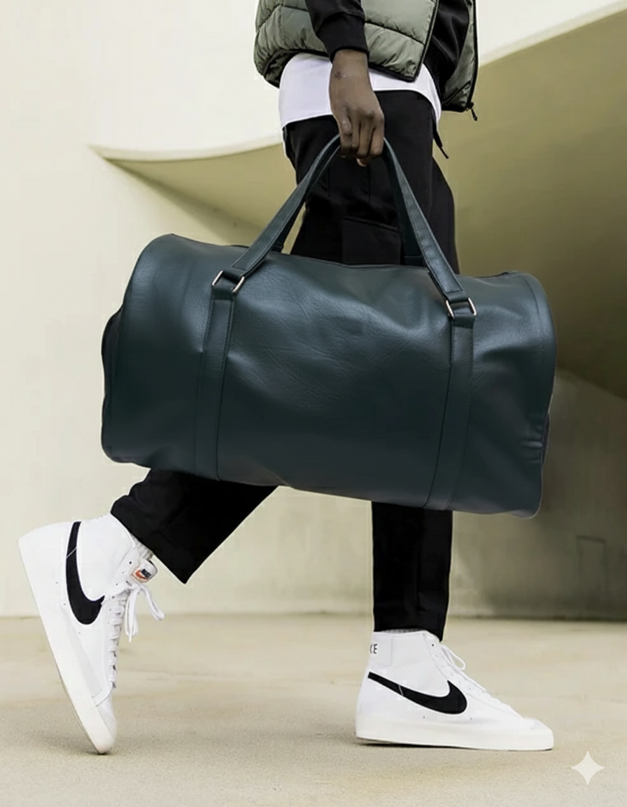 Modish Carry | British Green Duffle Bag – Durable Everyday Bag Made for Everyone
