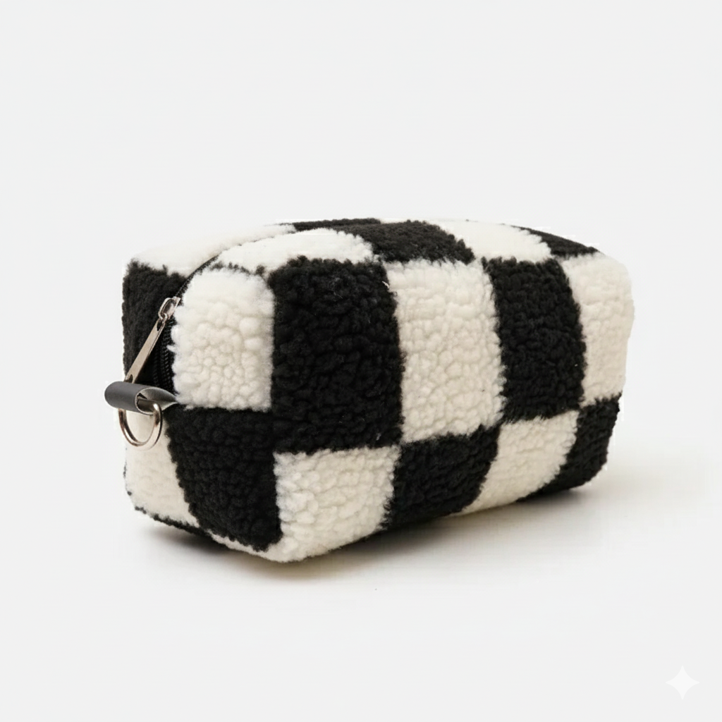 Modish Carry | Checkmate Toiletry Bag – Stylish Organizer for Everyday Use