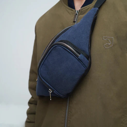 Modish Carry | Navi Suede Fanny Bag – Keep Essentials Handy in Style