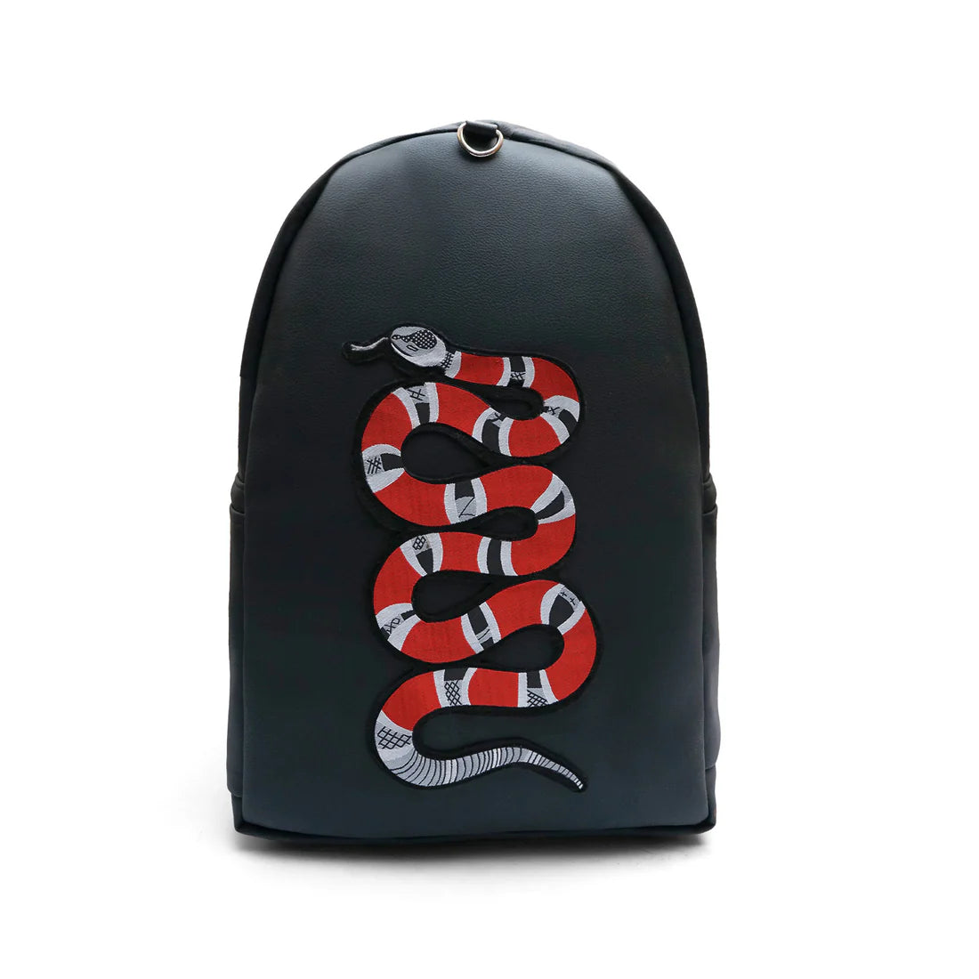 Modish Carry | Embroidered Snake Backpack
