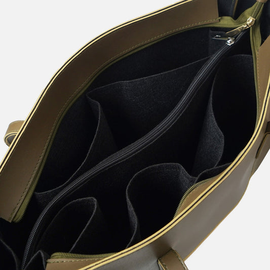 Modish Carry | Basic Olive Handbag – Stylish Everyday Bag for Women & Mums