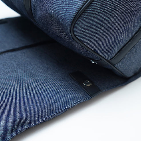 Modish Carry | Sac de Voyage et Housse à Costume Hybride – Bleu Unisexe en Cuir Végan