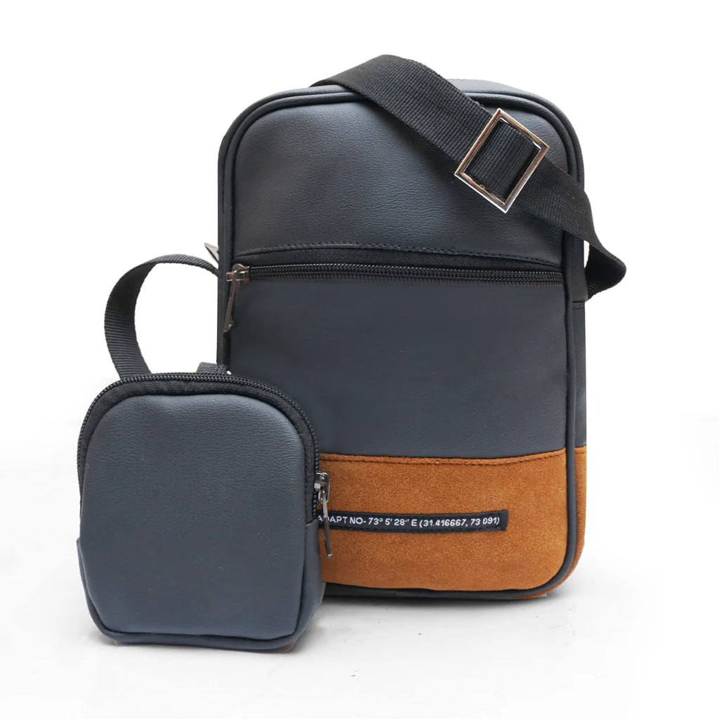 Modish Carry | Tokyo Urban Crossbody Bag – Unisex Tech Sling w/ AirPods Pouc