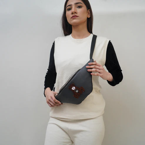 Modish Carry | Teddy Fanny & Plush Hip Pack – Unisex Cosy Waist Sling