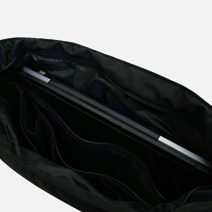 时尚手提包 | 黑色蓬松手提包 | 周末早午餐的时尚托特包