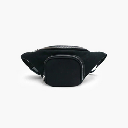 Modish Carry | Black Croissant Suede Bag – Keep Essentials Handy in Style