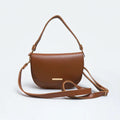 Modish Carry | Brown Sugar Saddle Bag – Aesthetic Vegan Crossbody Bag