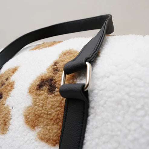 Modish Carry | Teddy Cuddle Unisex Trendy Plush Travel Duffel