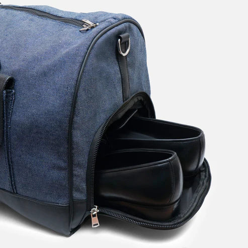 Modish Carry | Denim Duffle Bag – Compact & Trendy Bag for Men & Women