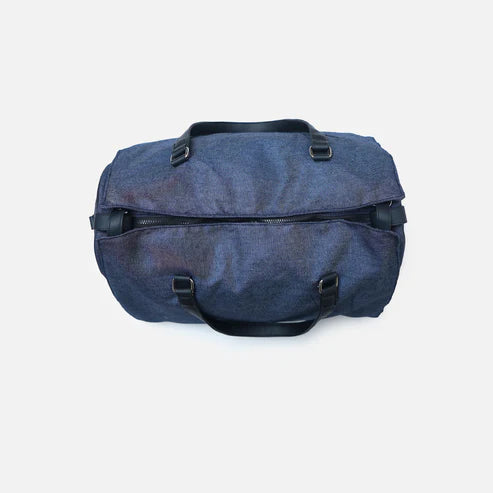 Modish Carry | Sac de Voyage et Housse à Costume Hybride – Bleu Unisexe en Cuir Végan