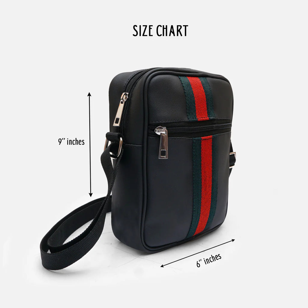 Modish Carry | Sac "GG Stripe Crossbody" – Sling Urbain & Pochette de Voyage