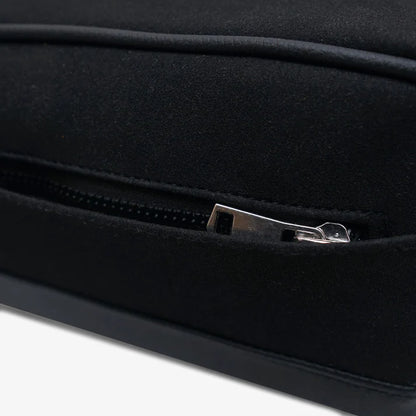 Modish Carry | Suede Black Toiletry Bag – Durable Travel Pouch You’ll Love
