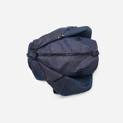 Modish Carry | Sac de Voyage et Housse à Costume Hybride – Bleu Unisexe en Cuir Végan