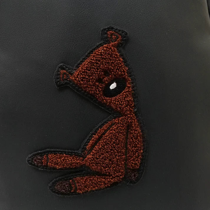 Modish Carry | Beg Universiti Trendi Kulit Vegan Mr Bean Black Unisex