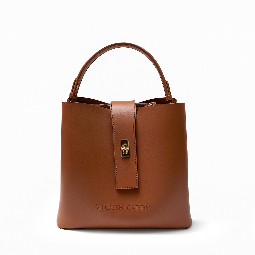 时尚手提包 | 棕色单肩包 | 奢华柔软质感托特包