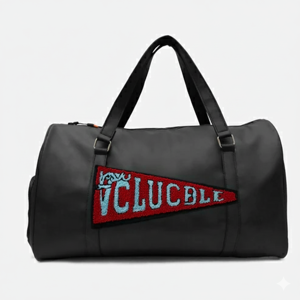 Modish Carry | VCLUCBLE Black Unisex Trendy Urban Duffel Travel Bag