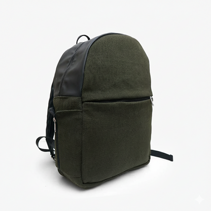 Modish Carry | Olive Textured Backpack – Stylish Everyday Bag