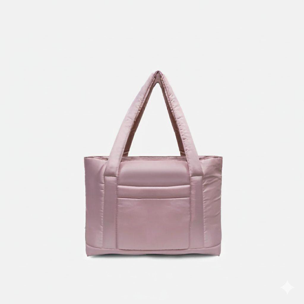 Modish Carry | Turkish Rose Vegan Leather Tote Bag – Large Work & Travel Handbag