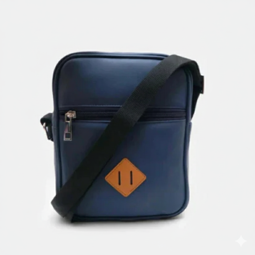 Modische Tragetasche | Ozeanblaue Mini-Umhängetasche – Unisex-Coverbody-Tasche mit Seitentasche 