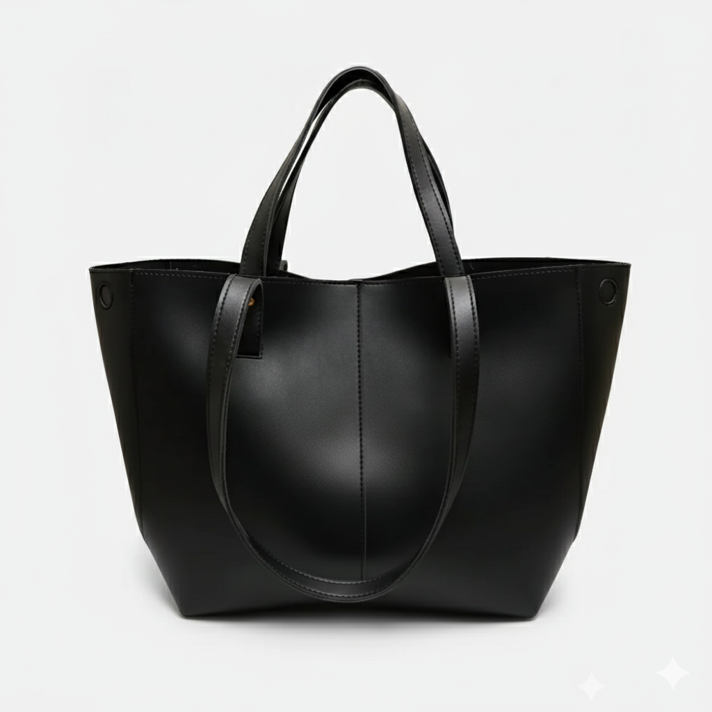 时尚手提包 | 黑色波伦手提包 – 女士手提包 – 会议包