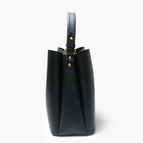 时尚手提包 | 黑色单肩包 – 女士慵懒风托特包 – 青少年日常手提包