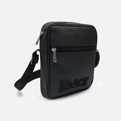 Modish Carry | Black 3D Monogram Cross Bag – Perfect Cross Bag for Daily Use